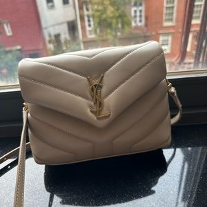 Quilted leather ysl bag